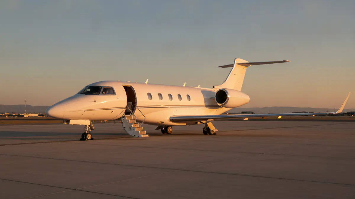 Citation x Citation x: Cessna Citation X+ on the apron at golden hour