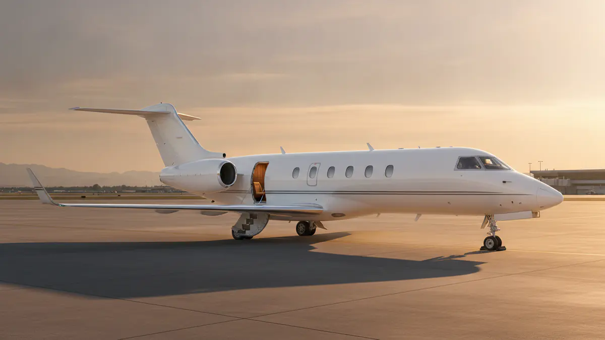 Citation xls Citation xls: Cessna Citation XLS+ on the apron at golden hour