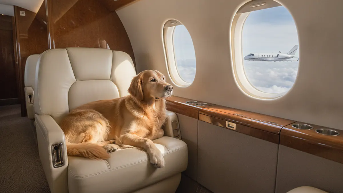 Pet friendly private jet: pet-friendly private jet