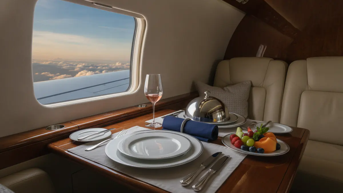 Private jet catering: private jet catering
