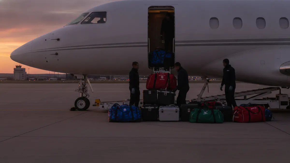 Private jet charter for sports teams: sports team charter