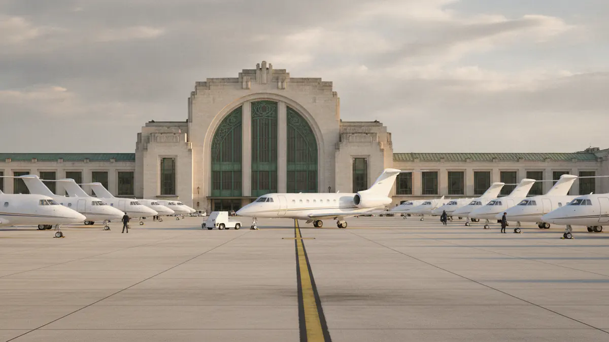 Private jet Le Bourget Private jet Le Bourget: business jet on the apron at Le Bourget