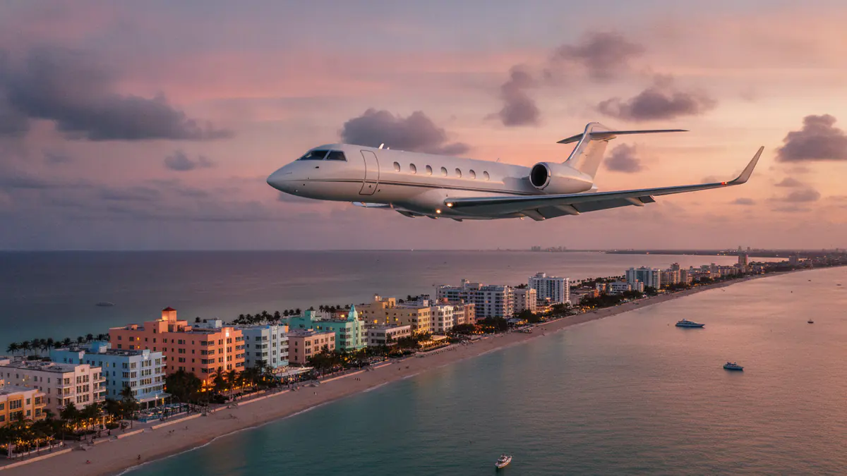 Private jet to Art Basel Miami Beach: business jets arriving for Art Basel Miami Beach
