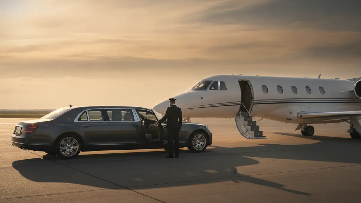 Private jet with chauffeur: private jet with chauffeur