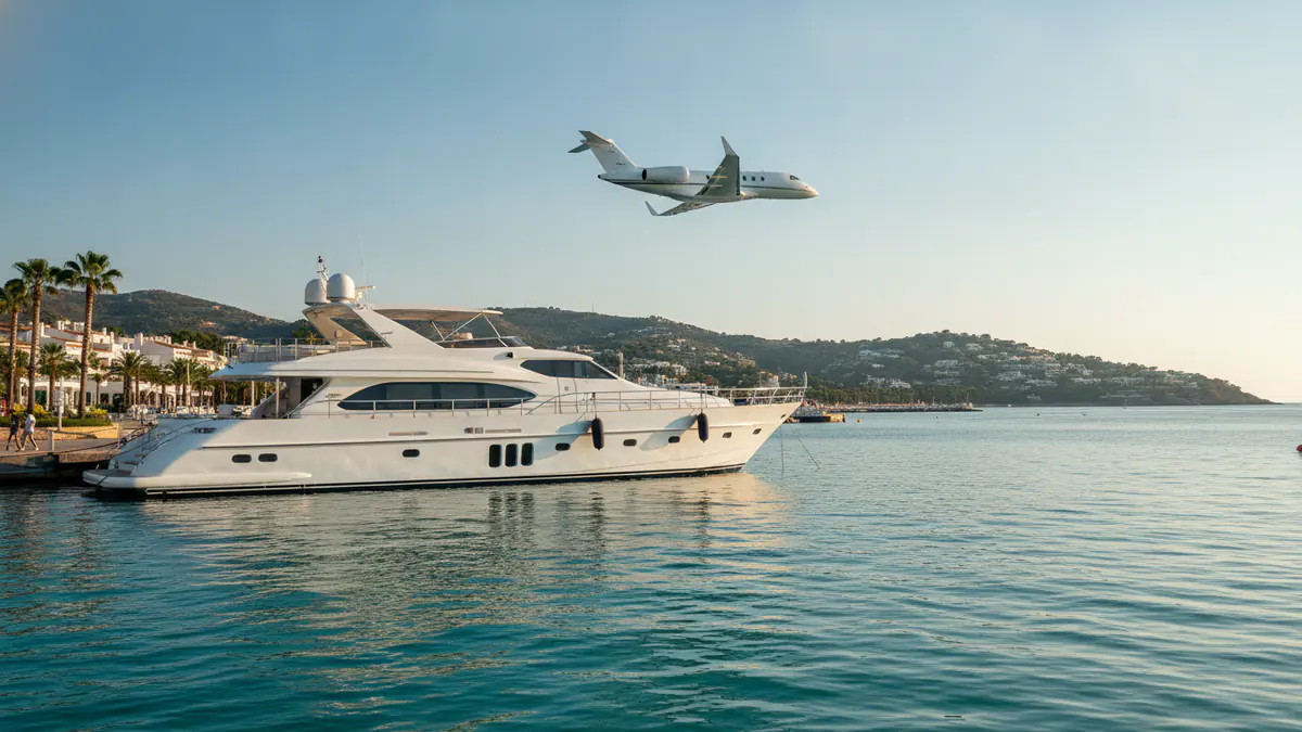Private jet yacht charter Private jet yacht charter: private jet and yacht